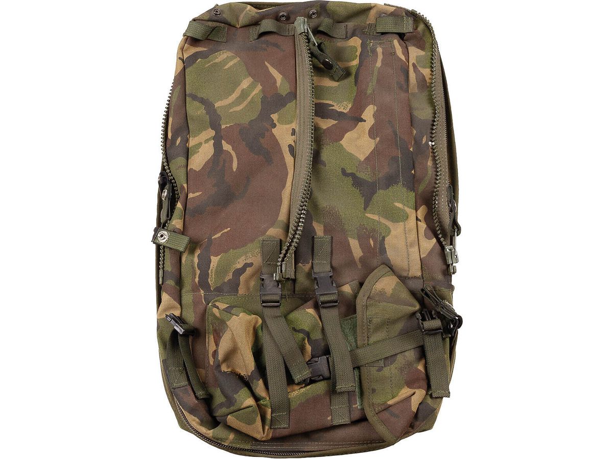 GB Original Military Army Backpack Radio Carrier DPM No Front Pouches Used Camo