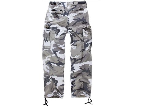 Brandit M65 Vintage Pants Outdoor Hiking Military Army Trousers Mens Urban