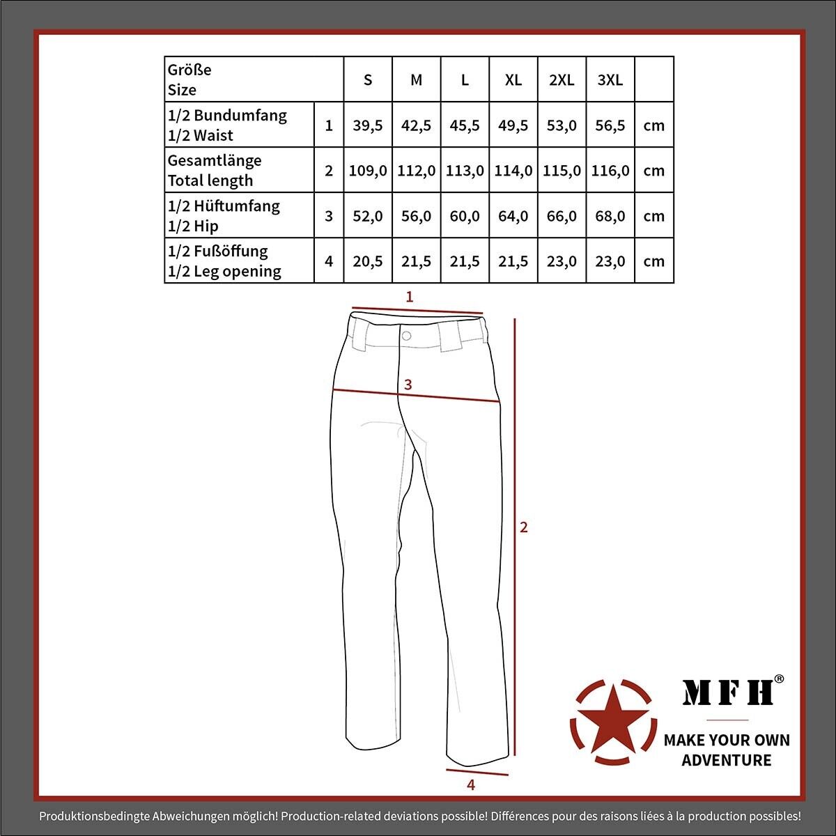 MFH US Combat Pants BDU Snake Fg