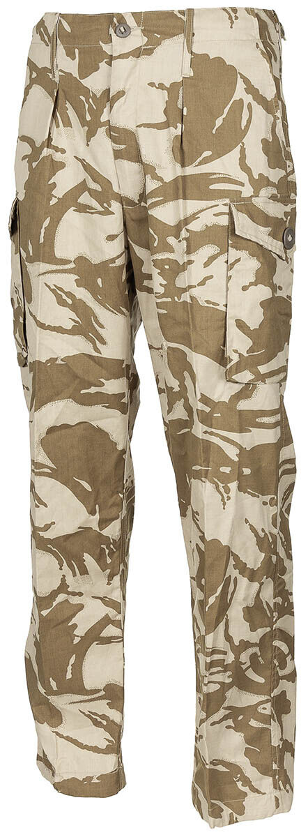 Original British Army Combat Pants Tropical Desert Camo DPM – Like New