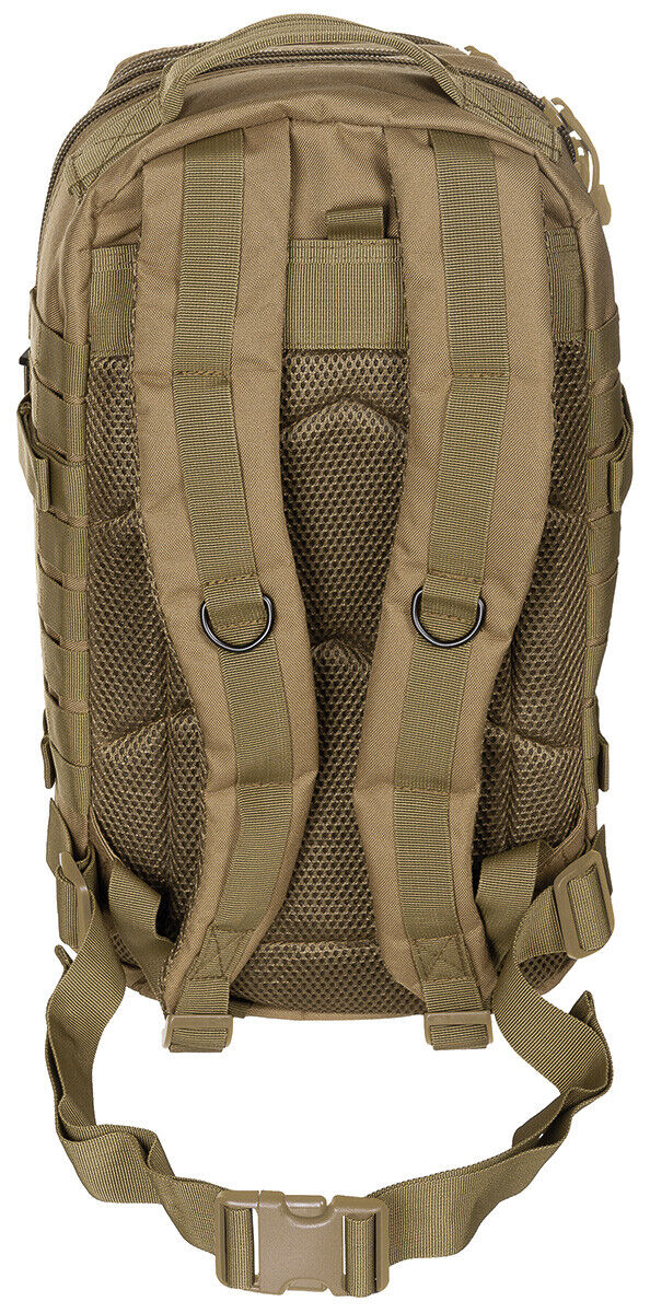 US 30L Backpack Assault I Tactical MOLLE Coyote Tan Airsoft MFH Brand