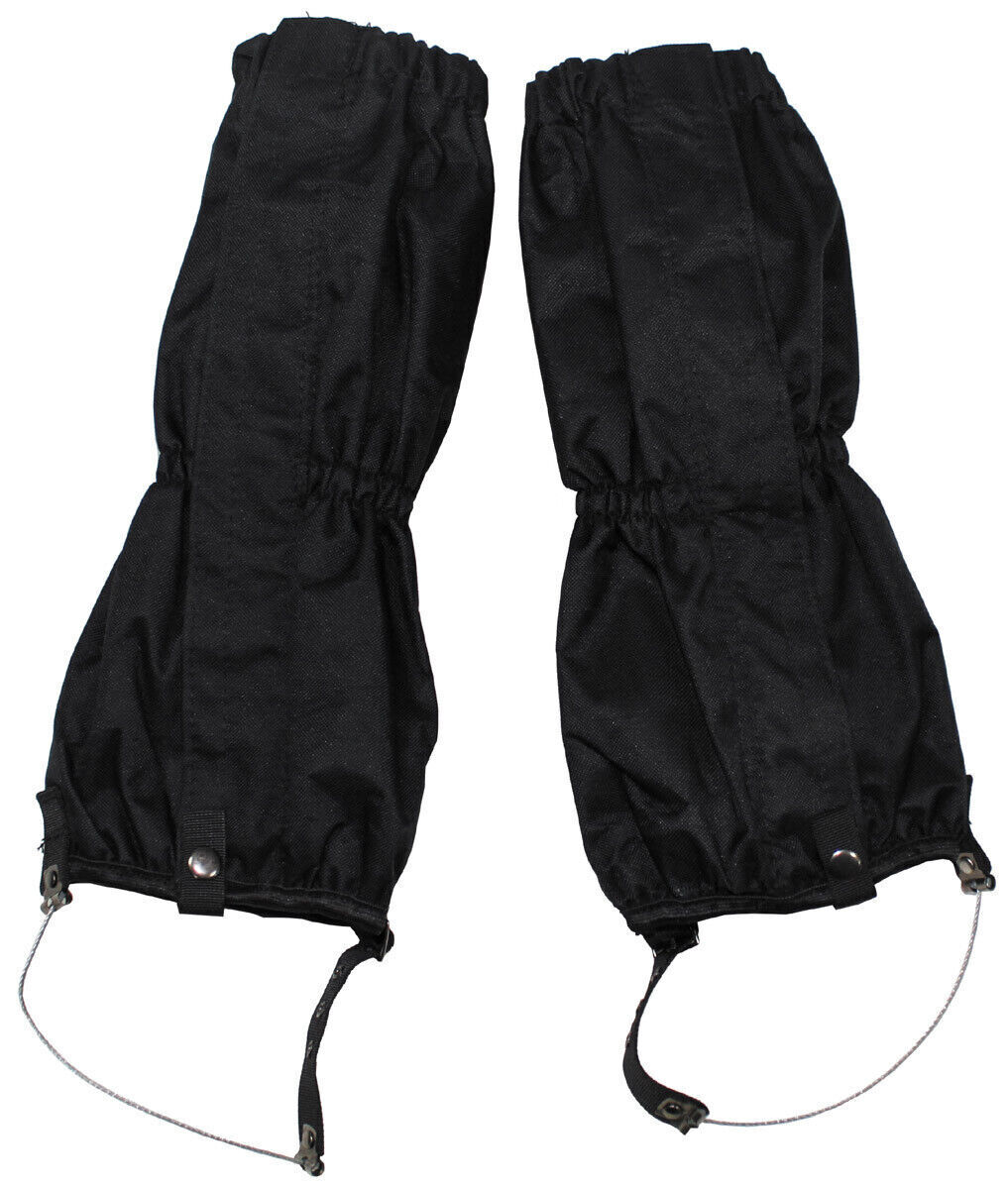 MFH Gaiters with Zip Steel Wire Black
