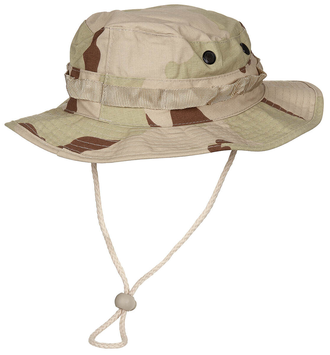 MFH US GI Bush Hat Chin Strap GI Boonie Ripstop 3-Colour Desert