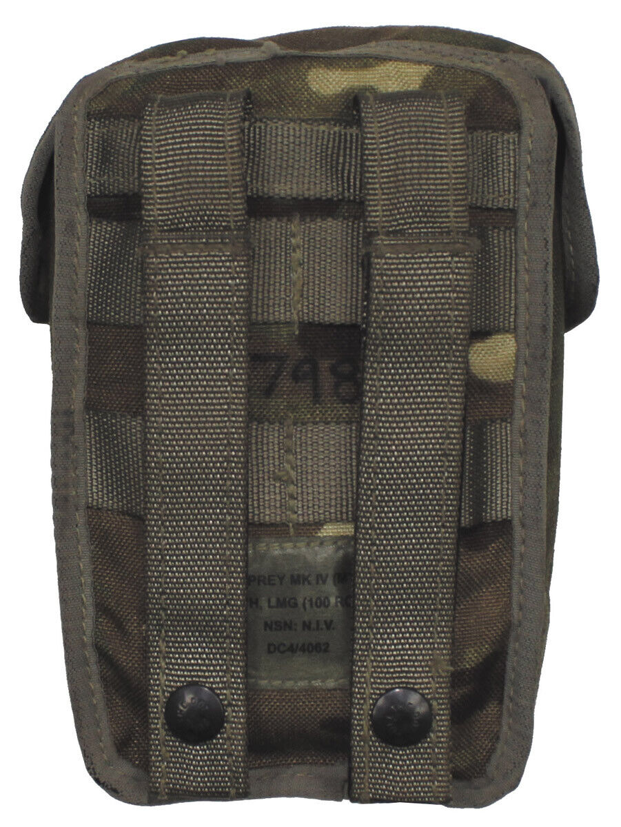 Original British Army Round Pouch Lmg 100 Osprey MK IV MTP – Like New