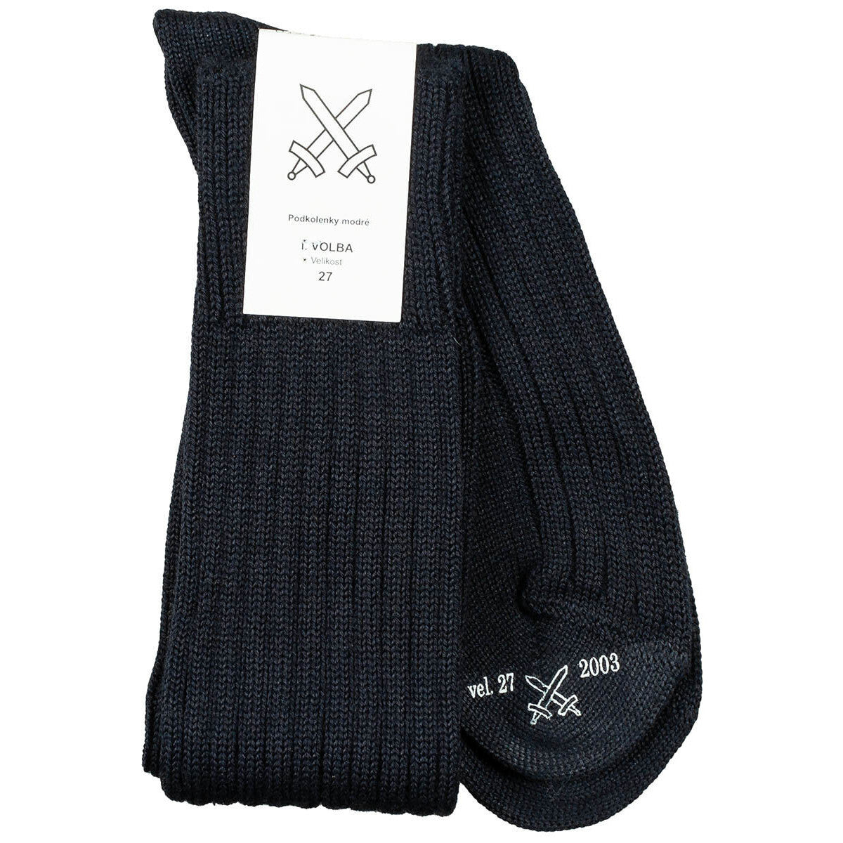 Original CZ Army Military Knee Socks Blue Winter Wool/Polyester New