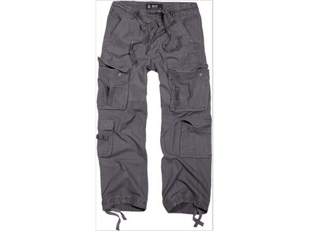 Brandit Pure Vintage Pants Outdoor Hiking Military Army Trousers Mens Anthracite