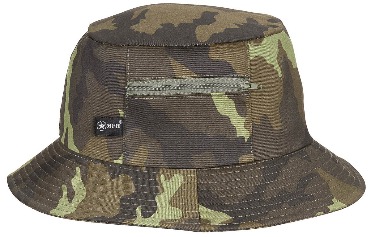 MFH Fisherman Headwear Hat Bucket Hiking Outdoor Jungle Fishing 95 CZ Camo