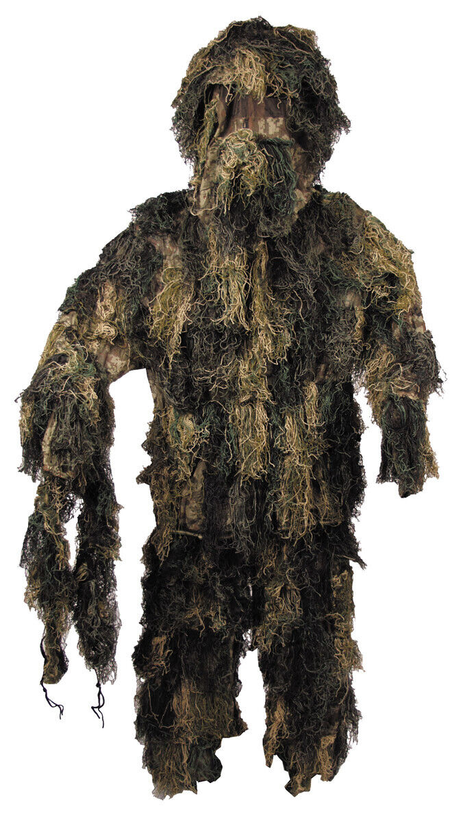 MFH Camo Suit Ghillie 4-part Woodland