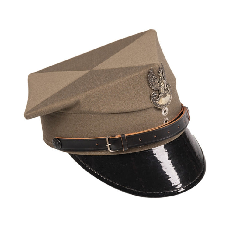 Original Polish Army Men Visor Hat 52-56 – Like New