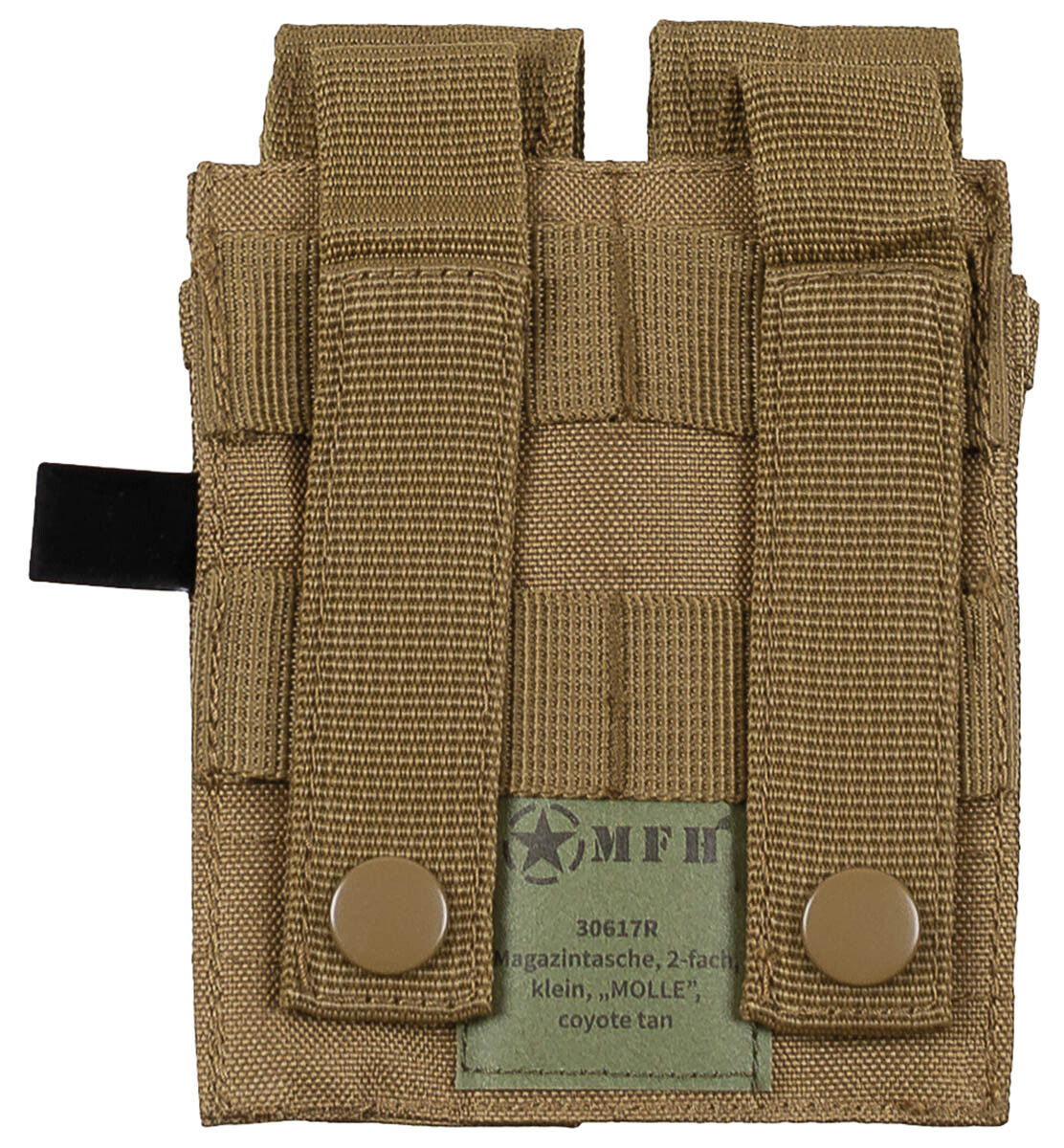 Military Equipment Combat Army Ammo Pouch Double Small MOLLE Coyote Tan