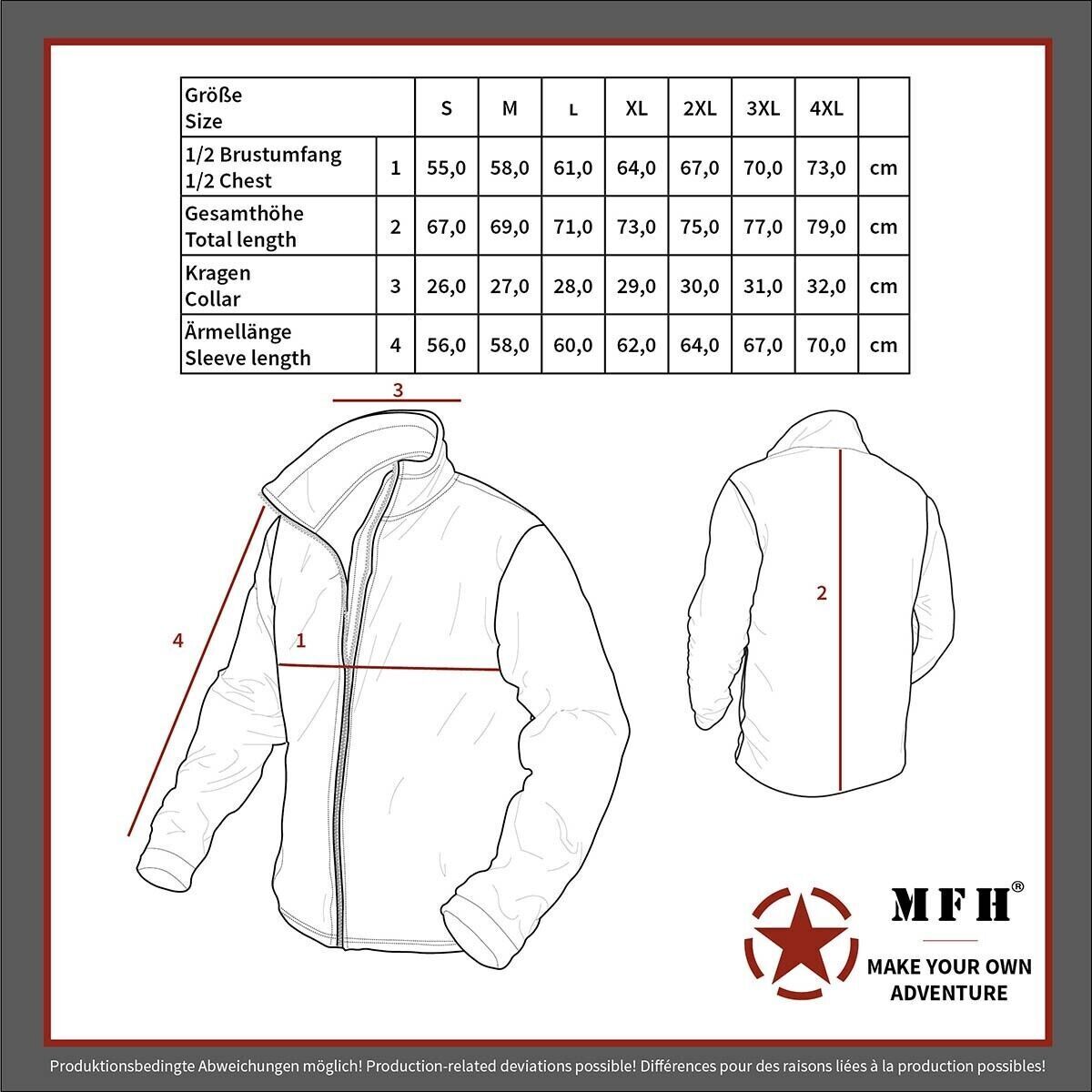 MFH Tactical Sweat Jacket Coyote Tan