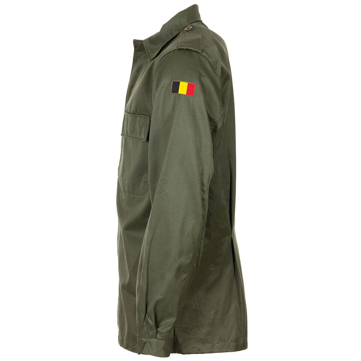 Original Belgium Army Military Field Jacket Long Sleeves Jersey BDU OD Green New