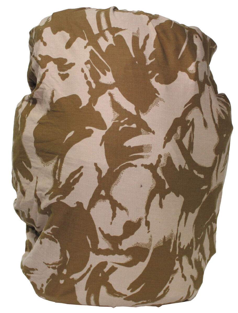 Original British Army Cover for Backpack Small Desert Camo DPM – Used