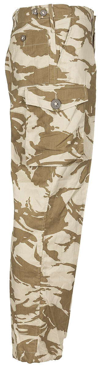 Original British Army Combat Pants Tropical Desert Camo DPM – Like New