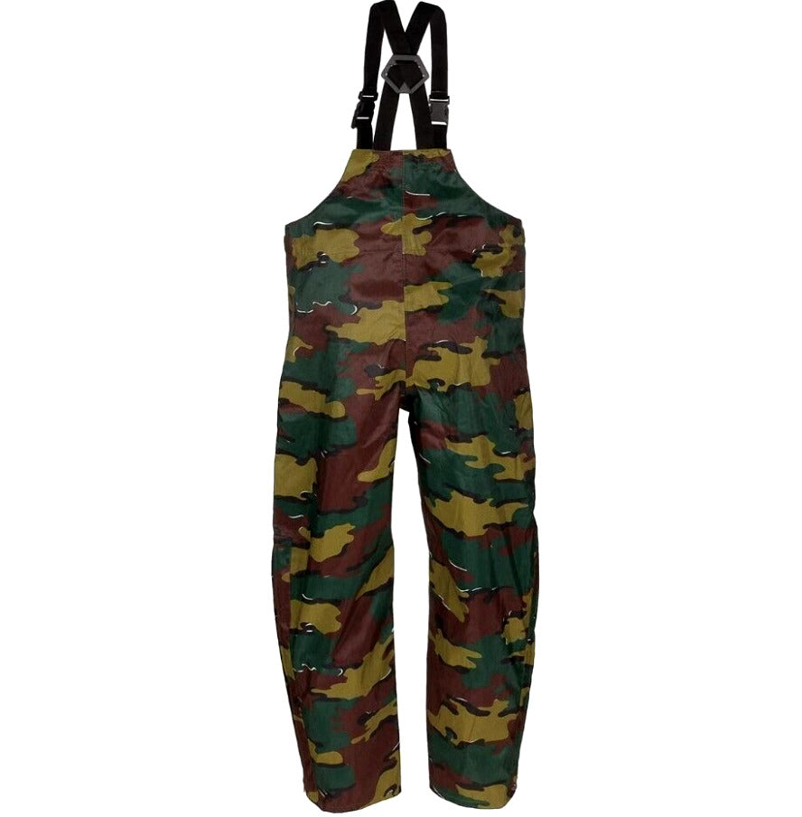 Original Belgian Army Rain Pants Camo 3 Layer Laminate – Used