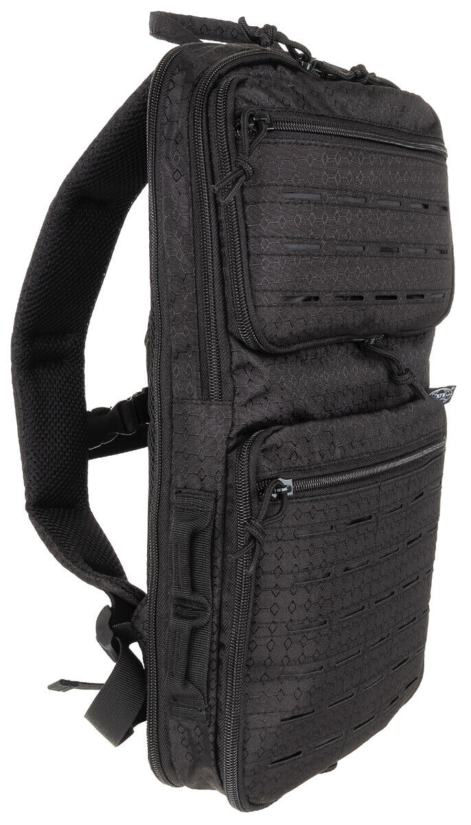 Outdoor Hiking Adjustable Backpack Military Army Compress 7-15L Black