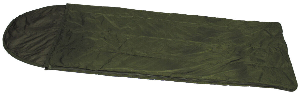 Original British Army Sleeping Bag Green Warm Weather – Used
