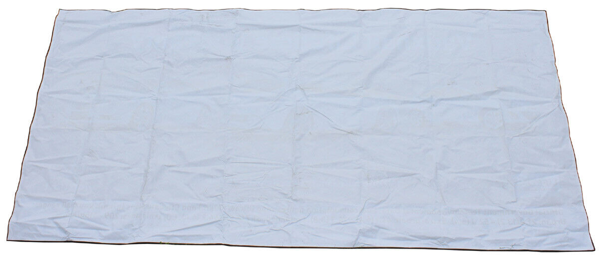 MFH Tarpaulin Size: 6.2 X 3.2 M Edge Reinforcement White – Used
