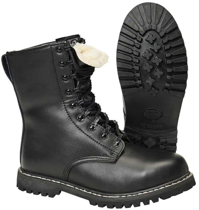 Brandit Military Army Para Boots Outdoor Camping Hiking Shoes Winter Lining