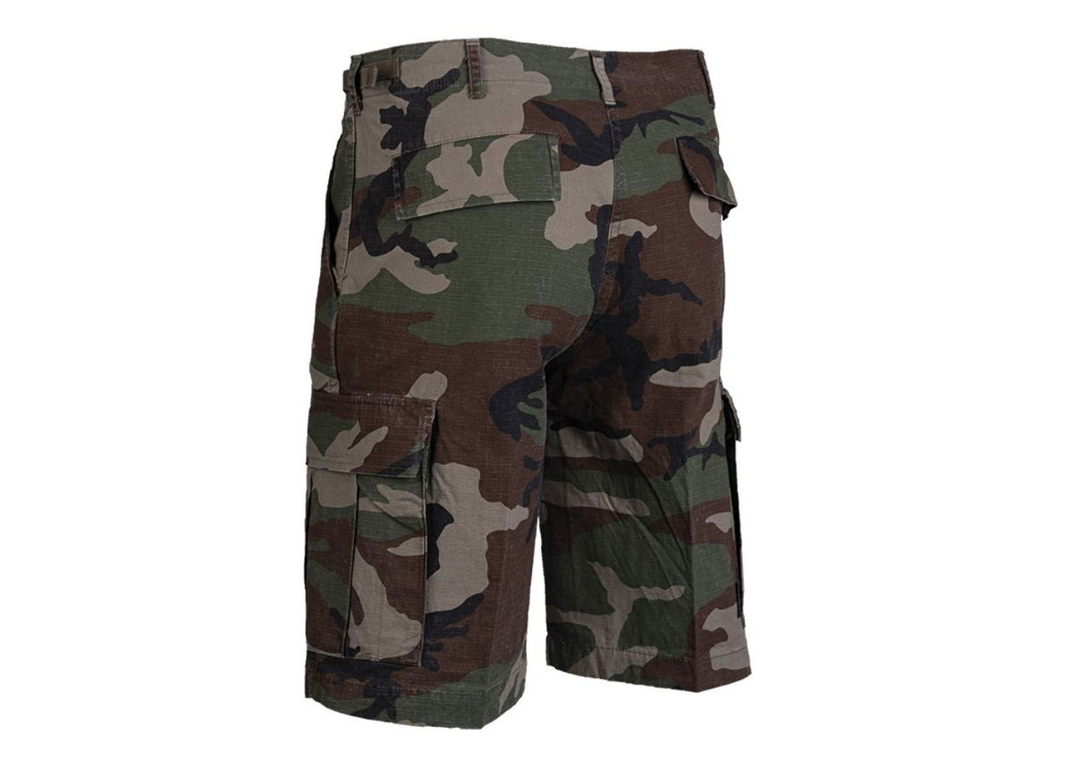 Mil-Tec US Prewash Ripstop Cotton Bermuda Woodland