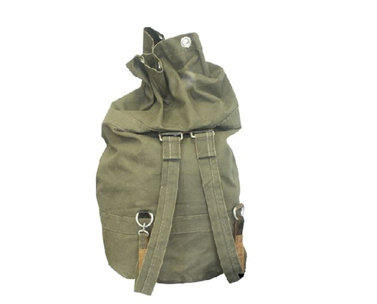 Original German Army Ger.lg Duffle Bag with Double Strap&lock – Used