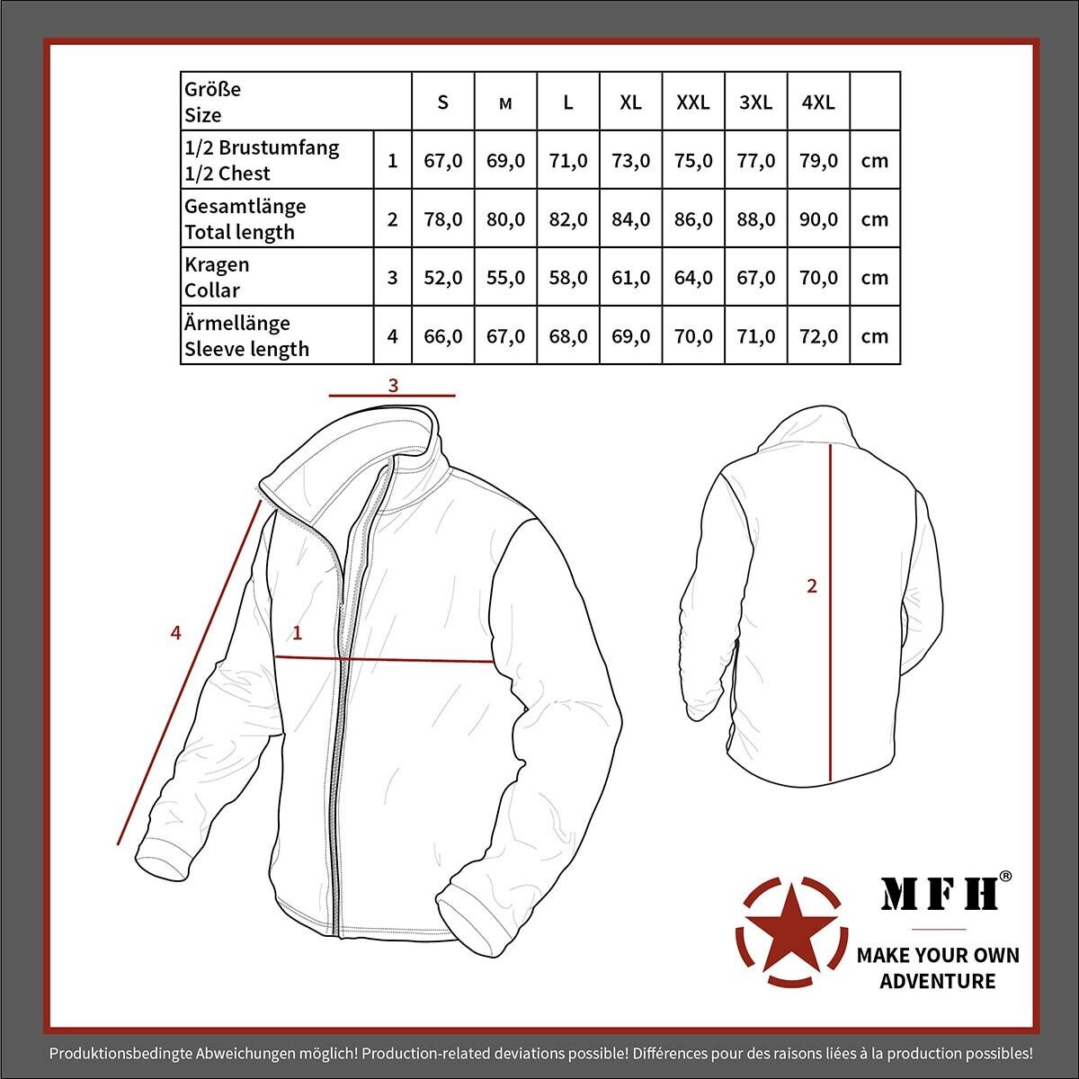 MFH Jacket Security Waterproof Antistatic Black