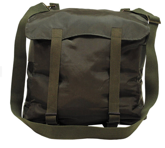 Austrian Army OD Pilot Bag with Strap Vintage Military Surplus Used