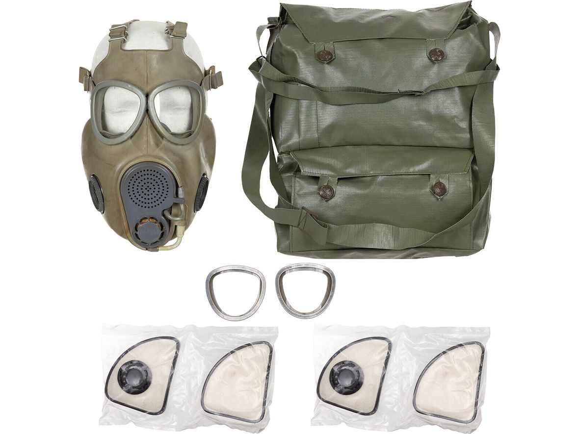 CZ Military Vintage Mask M 10M Gas For Decorative Purpose with Bag