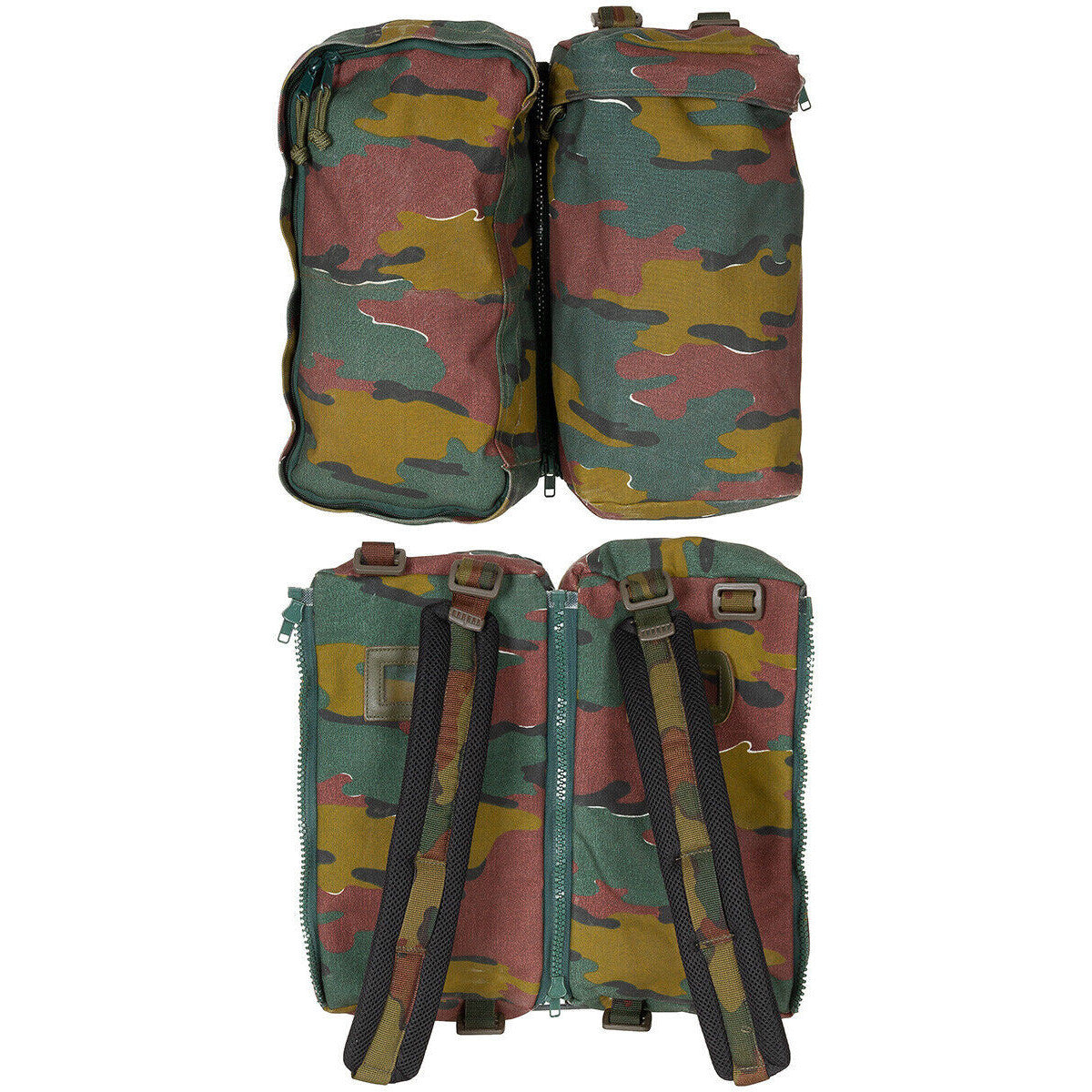Belgium Original Military Army Backpack Bag 120L Camo Used