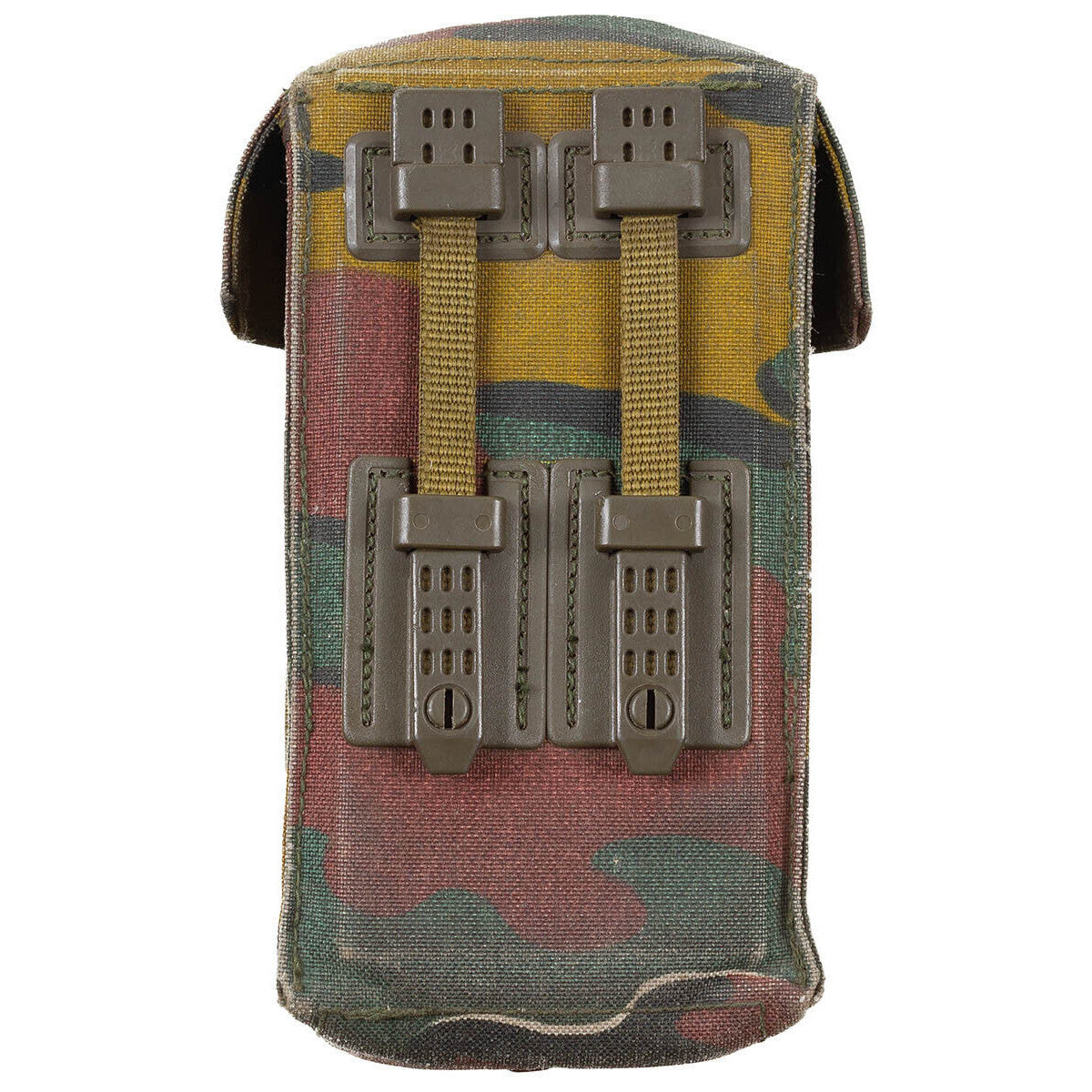 Original Belgian Army Military Ammo Pouch Double Camo Used