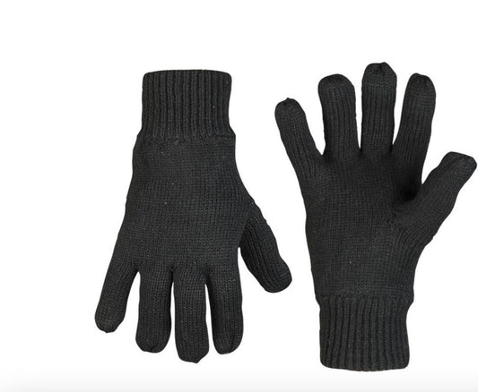 Acrylic Thinsulate Outdoor Tactical Gloves Black One Size