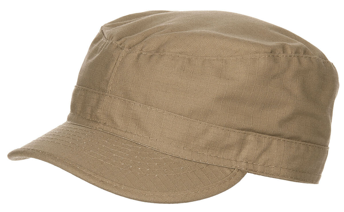 US BDU Cap American Army Style Field Hat Ripstop Military New Coyote Tan