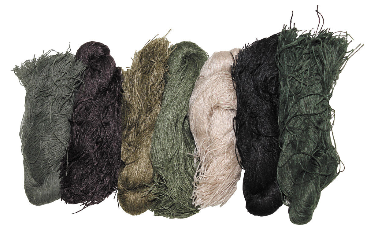 MFH Camo Thread Set Ghillie 7 Colours Woodland