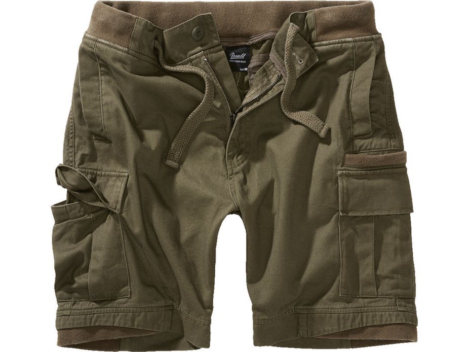 Brandit Vintage Packham Mens Cargo Shorts Bermuda Shorts US Military Army Brown
