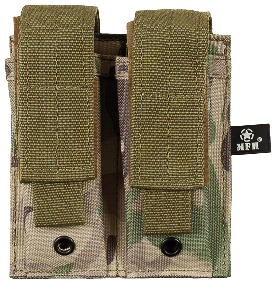 Military Equipment Combat ArmyAmmo Pouch Double Small MOLLE Operation-Camo