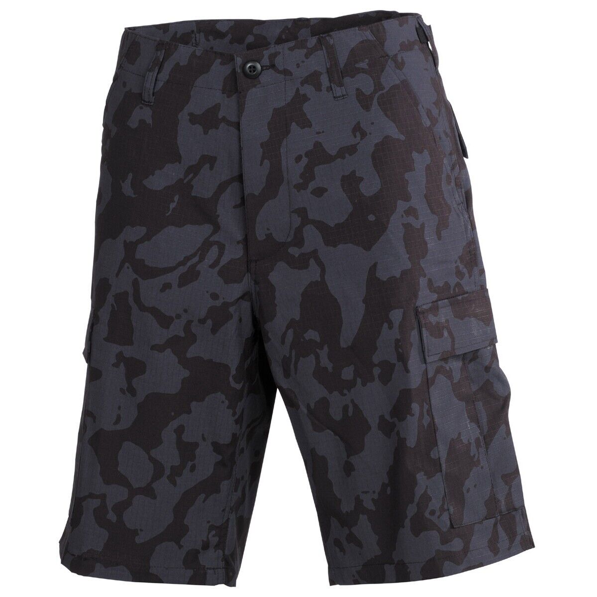 US Shorts Bermuda Men's Military Army BDU Leg Pockets Night Camo