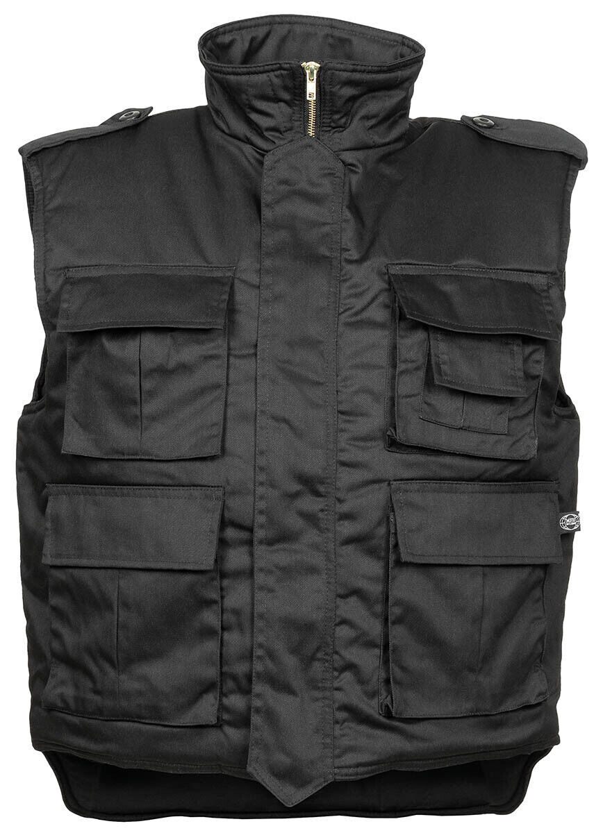 MFH US Quilted Vest Ranger Black