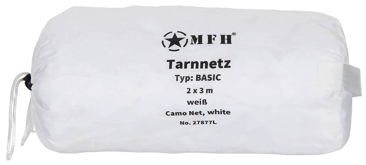 Military Army Camo Net With Carier Net  2x3m Basic White