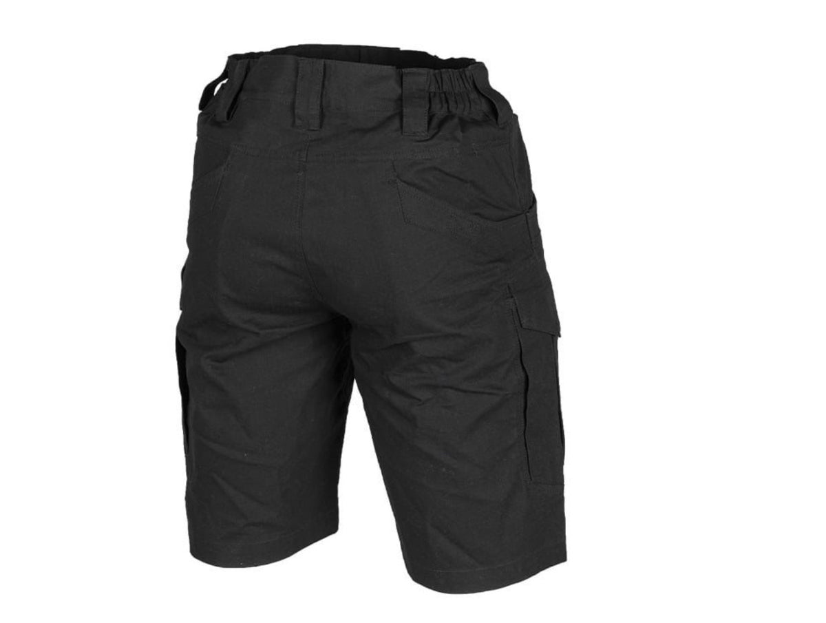 Mil-Tec Cotton Assault Shorts Ripstop Black