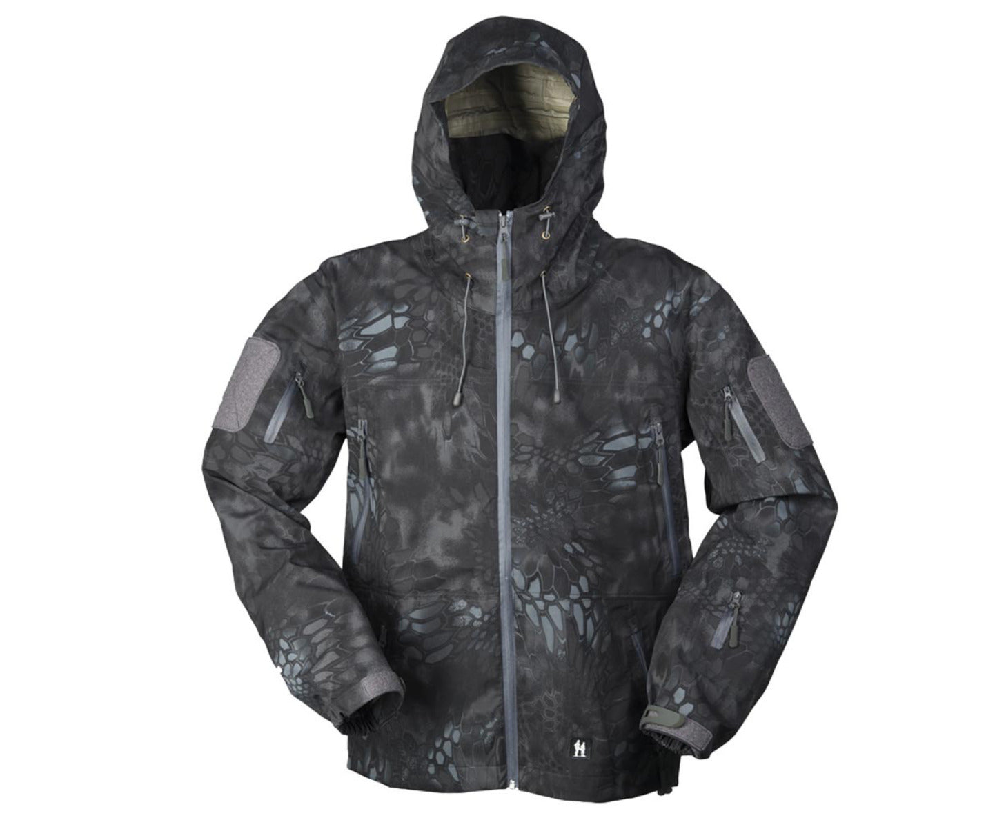 MIL-TEC Mandra Jacket Hardshell Breathable Patrol Mens Combat Hooded Camo Tan
