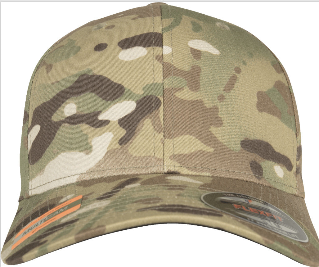 Brandit Flexfit 5 Summer Military Army Camo Classic Snapback Cap Multi Camo