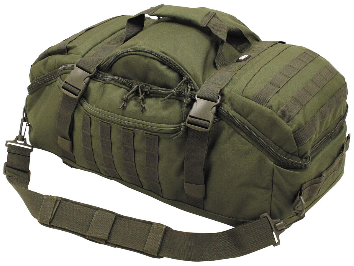 Outdoor Hiking Adjustable Backpack Bag Travel OD Green 48L