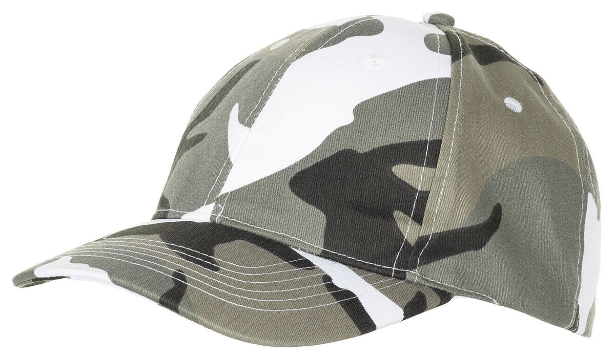 US Army Military Field Camo Cap With Loop Panels Urban, size-adjustable