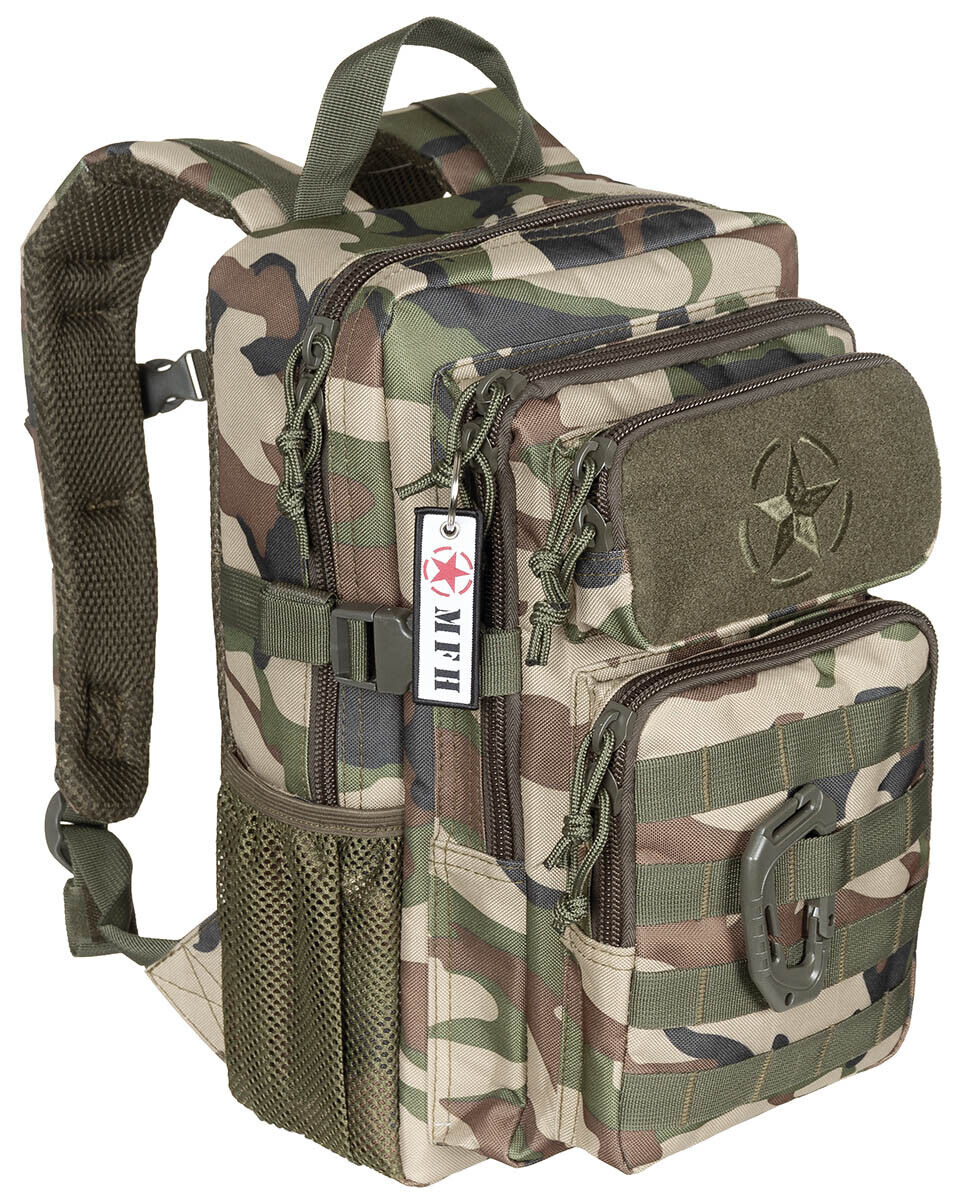 US Army Military Backpack Assault Combat Youngster Woodland