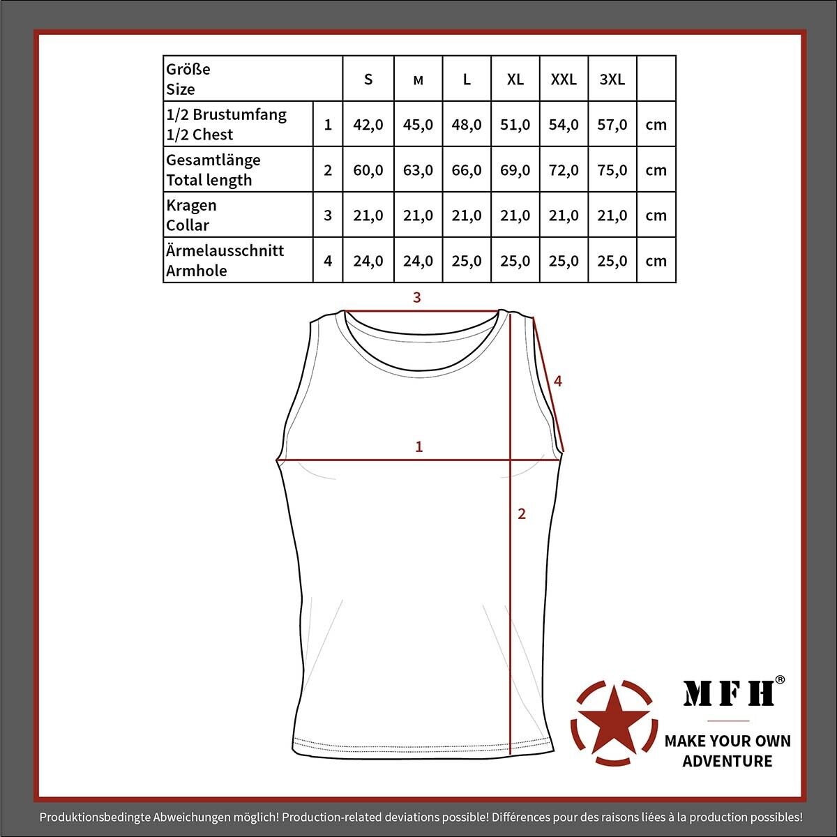 MFH Russian Tank-top Blue