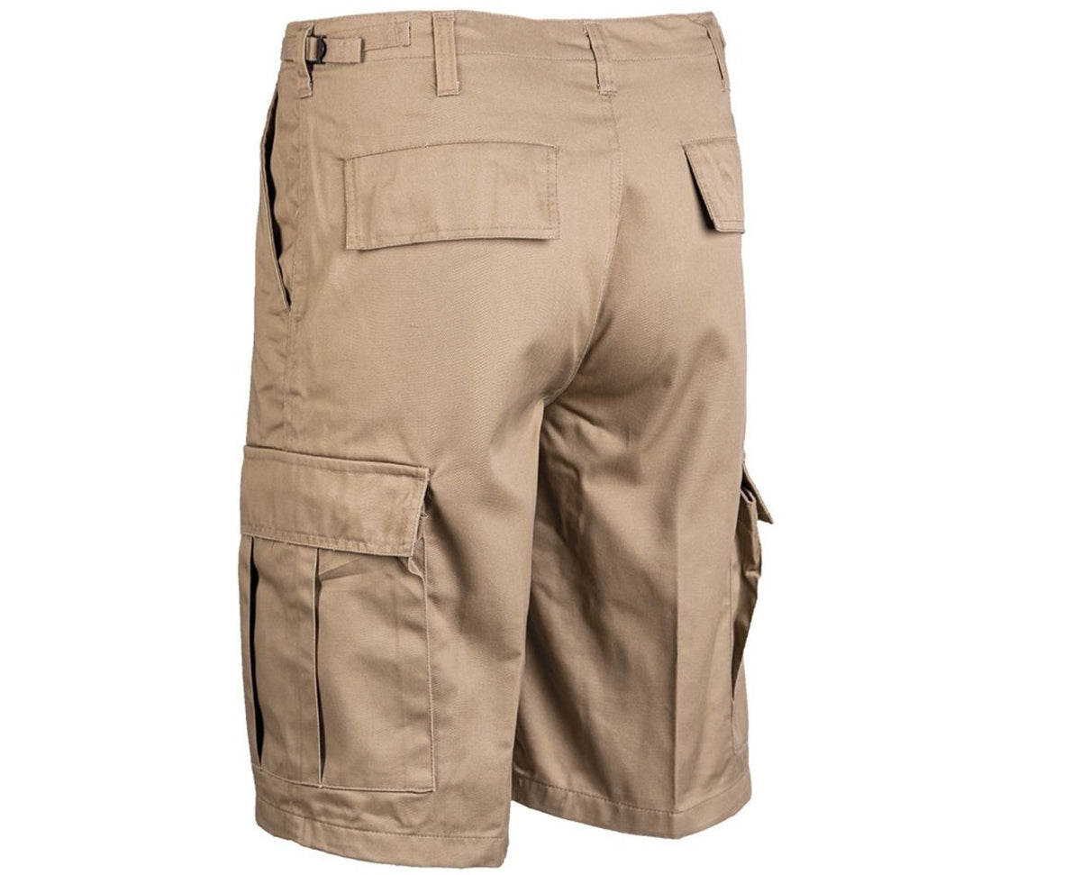 MIL-TEC US BDU Shorts Bermuda Army Patrol Outdoor Hunting Fishing Khaki