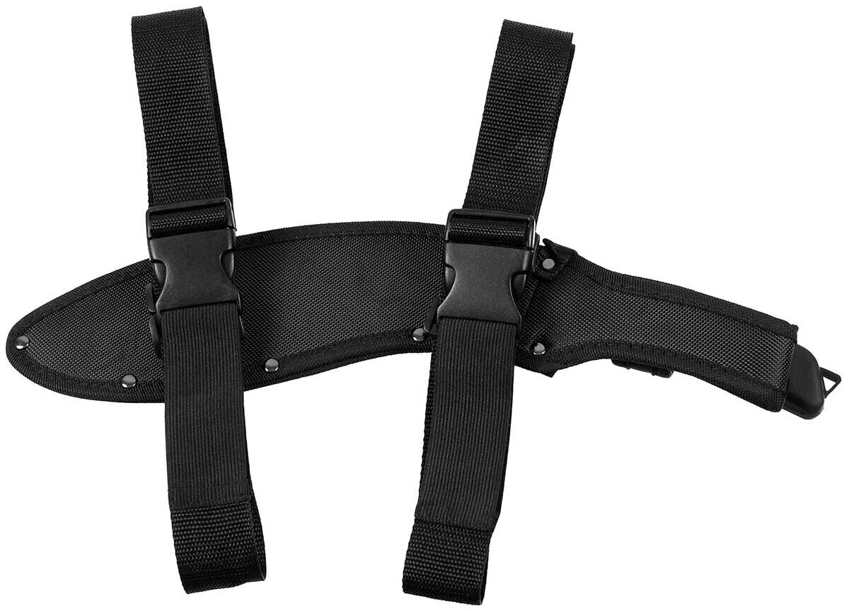 MFH Machete Kukri with Nylon Sheath Black