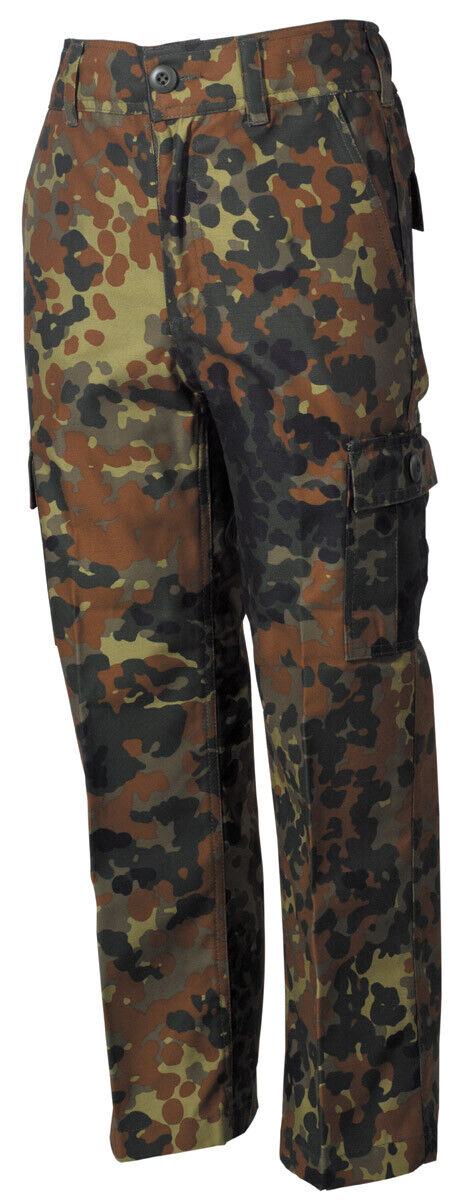 US Army BDU Pants for Kids Military Style Trousers BW Camo