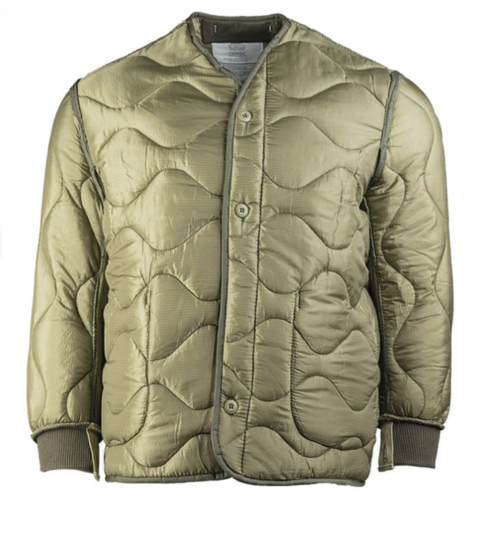 M-65 Army Combat Field Jacket Padded Liner for Hunting and Hiking OD Olive