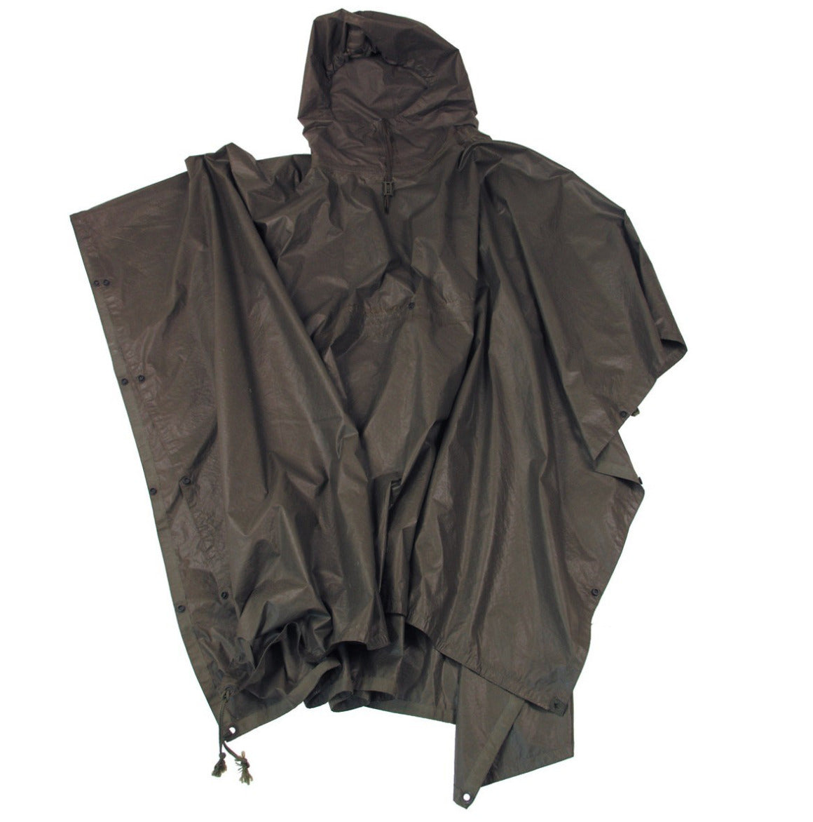 Original German Army Wet Weather Poncho Olive – Used